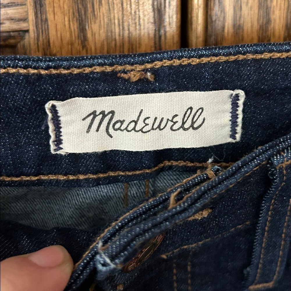 Madewell Curvy High Rise Skinny‎ Jeans Dark Wash Size 26 - Picture 7 of 9